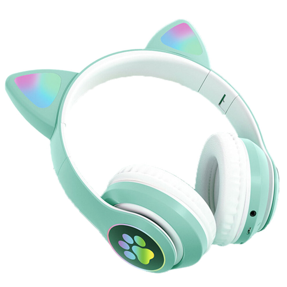 Chic Cat Ear Rgb Led Bluetooth 5.3 Headphones,Adjustable Over-Ear With Built-In Microphone, Good Quality, Good Quality, Good Quality, Good Quality 9420858006855