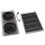 Kit de ventilation solaire double extracteur, système de ventilation solaire 100 W 12 V avec conception étanche, solution de refroidissement 5