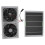 Kit de ventilation solaire double extracteur, système de ventilation solaire 100 W 12 V avec conception étanche, solution de refroidissement 4