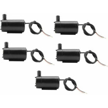 Kompakt och bärbar dränkbar pump för akvarium, tystgående borstlös motor, mini-vattenpumpar, enkel installation och rengöring för