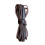 Natural Leather Cord 10.93yard 3mm Flat Leather-Deep Coffee 1