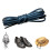 Natural Leather Cord 10.93yard 3mm Flat Leather-Deep Coffee 7