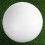 Foam Balls for Crafts, Solid Polystyrene Spheres for DIY Projects, Customizable Smooth Design Fillable Craft Sphere with Equator and Pole Markings, 1