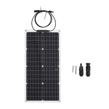 Panel solar monocristalino para aventuras al aire libre, cargador portátil con paneles solares flexibles para una alimentación fiable en cualquier