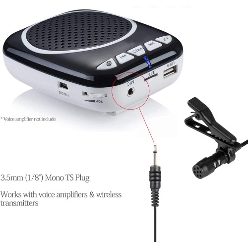 Μικρόφωνο πέτου για εύρος υψηλών συχνοτήτων, φορητός σχεδιασμός με ευκρινή 2