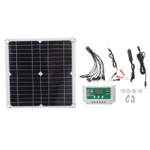 Monokrystalický solární panel, stabilní výkon, vodotěsný solární regulátor nabíjení, duální USB, solární nabíječka, kompaktní