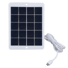 Cargador solar portátil para vida fuera de la red, paneles solares ampliamente utilizados con salida de 3W5V, paneles solares monocristalinos de