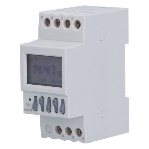 Programmable Digital Timer Switch, DIN Rail Installation Ensuring Robust Performance