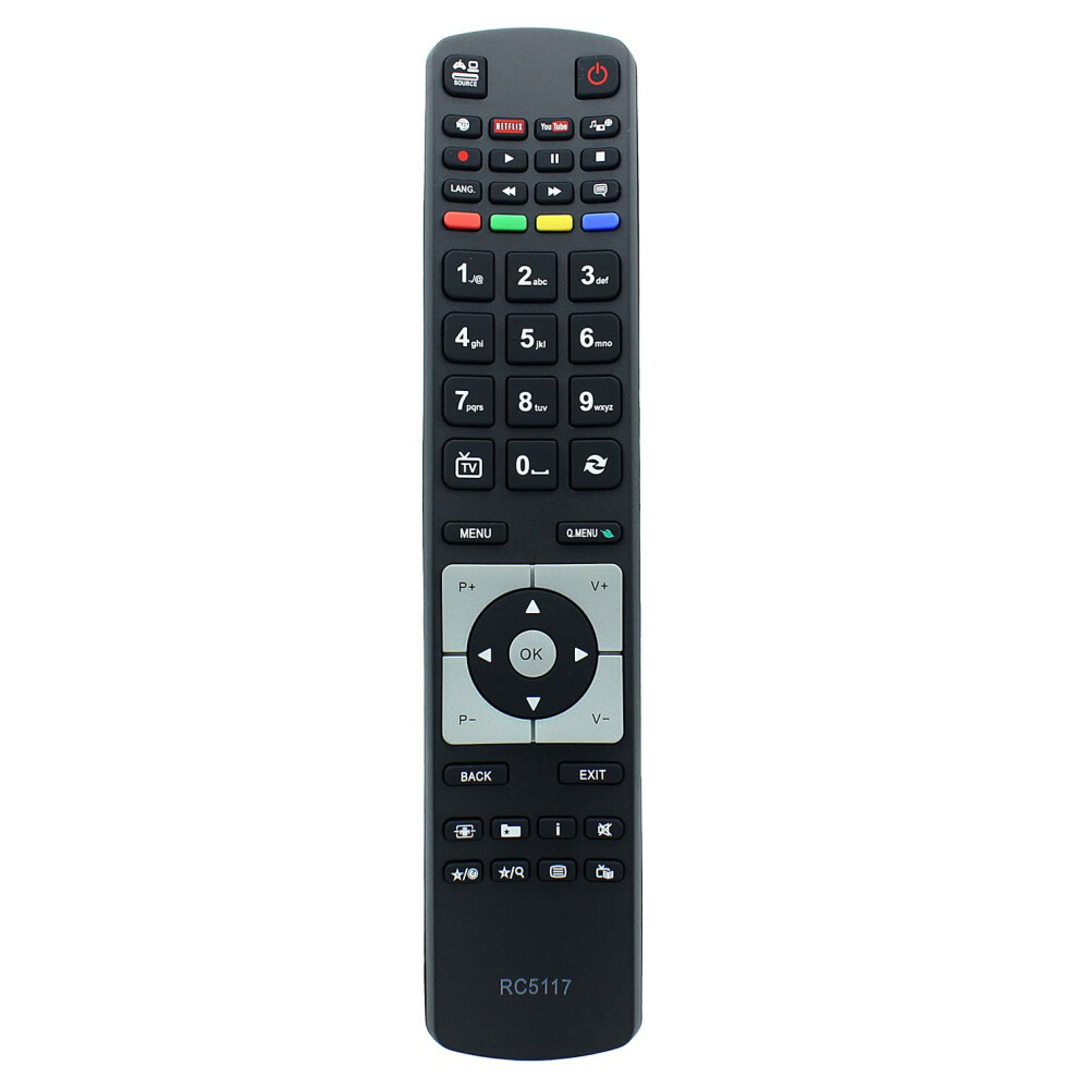 (As Shown) Rc5117 For Hitachi Tv Remote Controller 1-8M Abs Television Remote Control 6914282178545