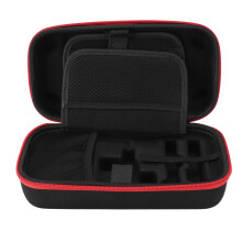 Custodia rigida protettiva compatibile con Nintendo Switch, borsa da viaggio per accessori con superficie in velcro per la protezione delle dita e
