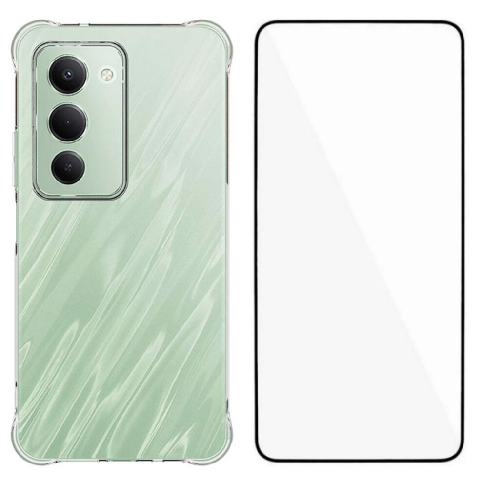 (Transparent) For Xiaomi Redmi 15 5G (Eu) (171Mm) / Xiaomi Redmi 15 4G (Eu) (171Mm) Case Wanlonfeng Wl Series 2.0Mm Tpu Phone Cover With Temper 6914284098391