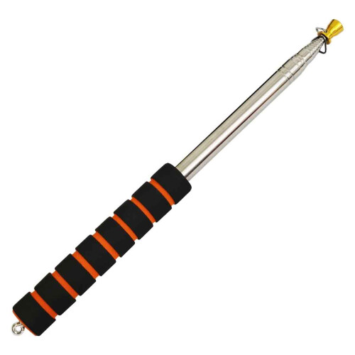 Telescopic Flag Pole Handheld Windsock Pointer, Extendable Portable Lightweight Flag Pole with Anti Slip Soft Sponge Handle Sturdy and Durable 1