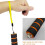 Telescopic Flag Pole Handheld Windsock Pointer, Extendable Portable Lightweight Flag Pole with Anti Slip Soft Sponge Handle Sturdy and Durable 5