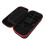 Foldable Stand Integrated Game Console Case, Dual Zippers Spacious Storage Waterproof PU Shell For Nintendo Switch With Internal Microfiber Screen Cov 7