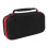Foldable Stand Integrated Game Console Case, Dual Zippers Spacious Storage Waterproof PU Shell For Nintendo Switch With Internal Microfiber Screen Cov 3