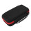 Foldable Stand Integrated Game Console Case, Dual Zippers Spacious Storage Waterproof PU Shell For Nintendo Switch With Internal Microfiber Screen Cov 4