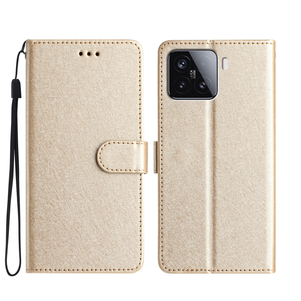 (Gold) For Xiaomi 15T Pro Wallet Case Leather Folio Phone Cover Magnetic Clasp Gold 6914289390650