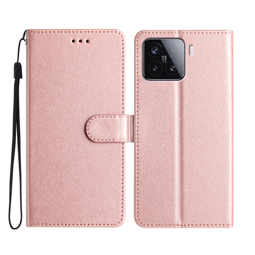 (Rose ) For Xiaomi 15T Pro Wallet Case Leather Folio Phone Cover Magnetic Clasp Gold 6914284375911