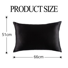 Silk Pillowcase for Hair and Skin, Soft And Smooth Satin Fabric Luxury Envelope Closure Bedding Cover, Double Sided Mulberry Silk Pillow Case with Act