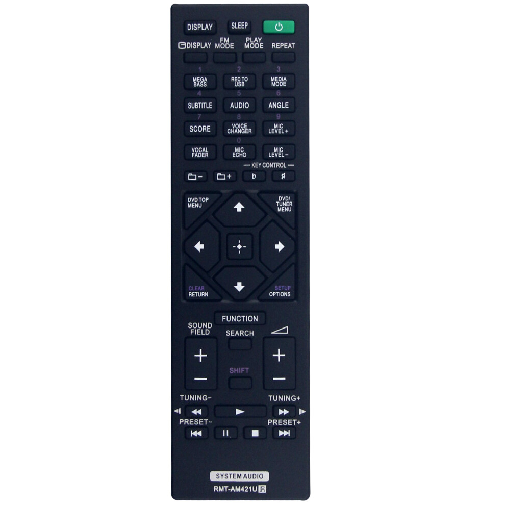 (As Shown) Rmt-Am421u For Sony Home Audio System Infrared Remote Control Replacement Handheld Controller 6914287653757