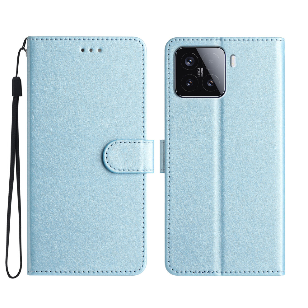 (Sky ) For Xiaomi 15T Wallet Case Leather Folio Phone Cover Magnetic Clasp Blue 6914281632185