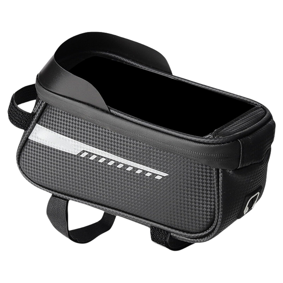Cycling Phone Mount Hard Shell Pouch Rainproof Bicycle Phone Holder For Commuters Touchscreen Compatible With Thickened Double Sides 9365049264150