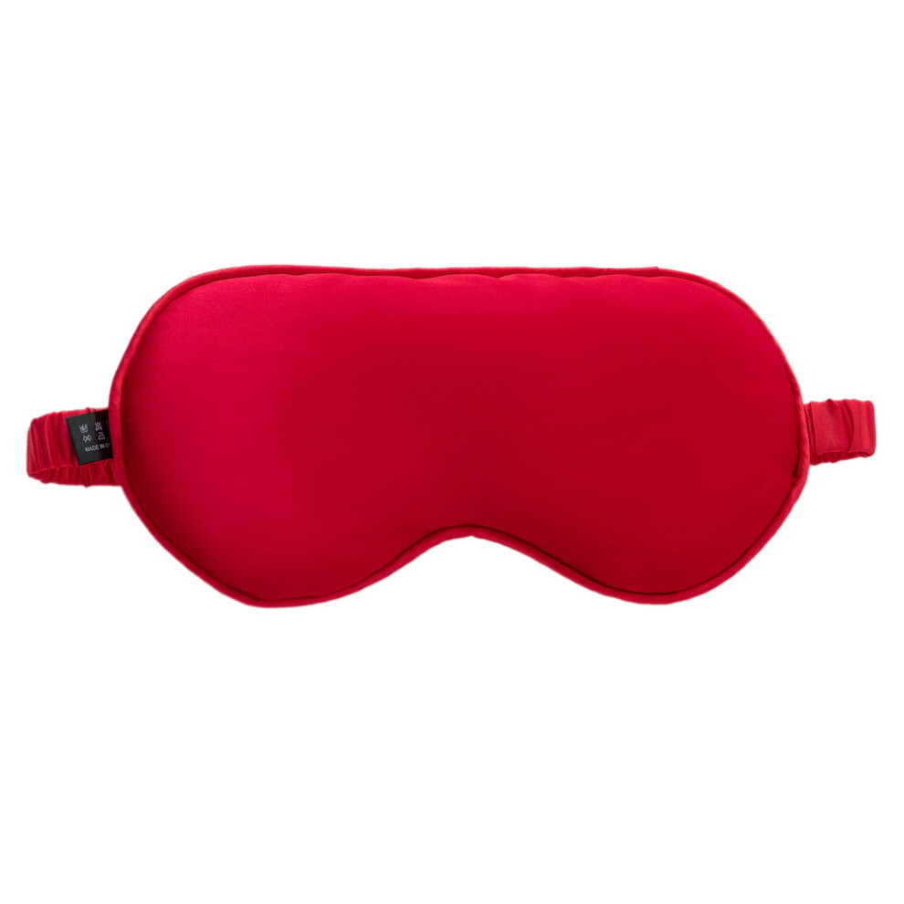 Red (Red) Ultra-Soft Mulberry Silk Sleep Eye Mask Eye Cover Eyeshade