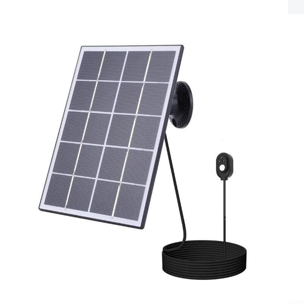 10W 5V Weatherproof Solar Panel For Arlo Pro 5S43 Compatibility Black Continuous Power Design 9365049265881