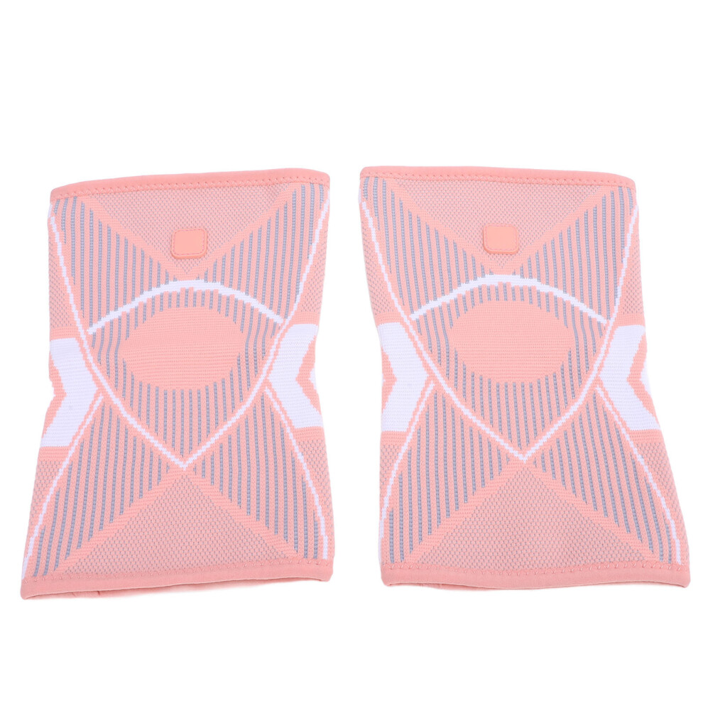 Pink Xl Nylon Knee Brace For Pain Relief, Breathable & Anti-Slip