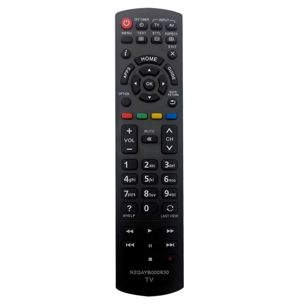 (As Shown) N2qayb000830 For Panasonic Tv Remote Control 10M Range Infrared Replacement Controller 6914282450764