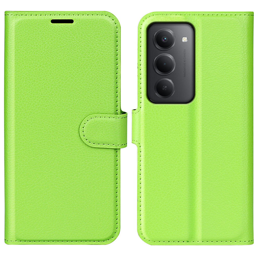 (Green) For Xiaomi Redmi 15 5G (Eu) (171Mm) / Xiaomi Redmi 15 4G (Eu) (171Mm) Case Litchi Texture Shockproof Leather Wallet Phone Cover Green 6914286952165