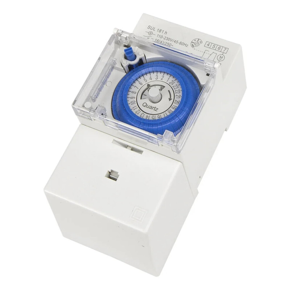 Sul181h Mechanical Time Switch, 24Hour Programmable Timer, Ac 220V, 220Vac 9365049266093