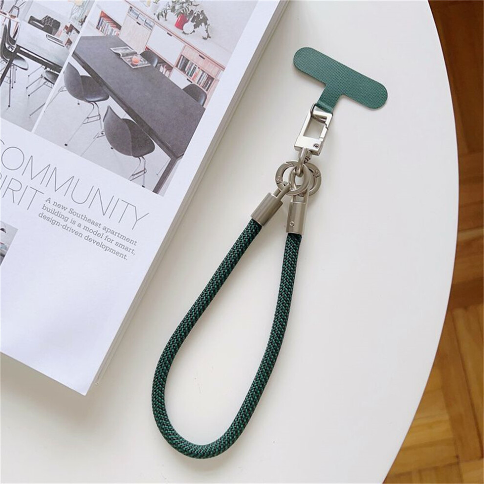 (Style 15) Copper Buckle Phone Lanyard 26Cm Phone Wristlet Anti Theft Strap With Tether Tab 6914287678934