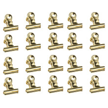 Vielseitige Dekoclips, robuste Federclips für effiziente Organisation, Aufhängezubehör für DIY-Bastelarbeiten, hellgoldene Metall-Binderclips