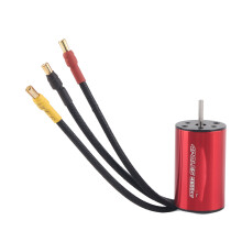 Motor brushless de alta velocidade com rolamentos ABEC5 e acabamento impecável, adequado para carros RC nas escalas 1/16 e 1/18.