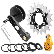 Single Speed Conversion Kits For Bicycles, Adjustable Chain Tensioner, Chain Guide, Cassettes Cogs, Bike Tensioner