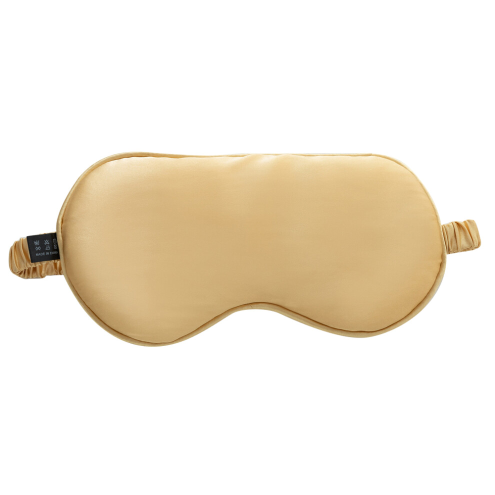 Gold (Champagne ) Ultra-Soft Mulberry Silk Sleep Eye Mask Eye Cover Eyeshade