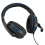 Ακουστικά Gaming, Bleu Noir, Reality Effects, Ηχεία Subwoofer 50 χιλιοστών με πηνίο φωνής, μαγνητικό 2