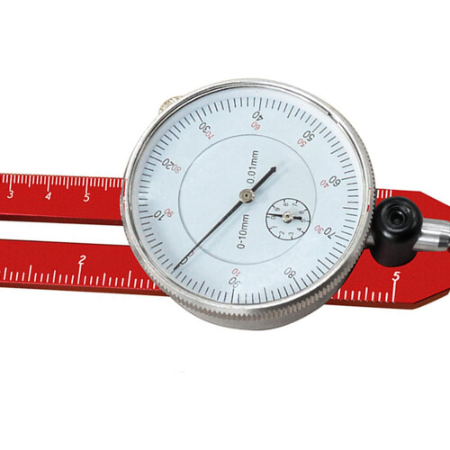 Table Saw Alignment Jig Dial Indicator Calibration Locator Woodworking Track Red 1