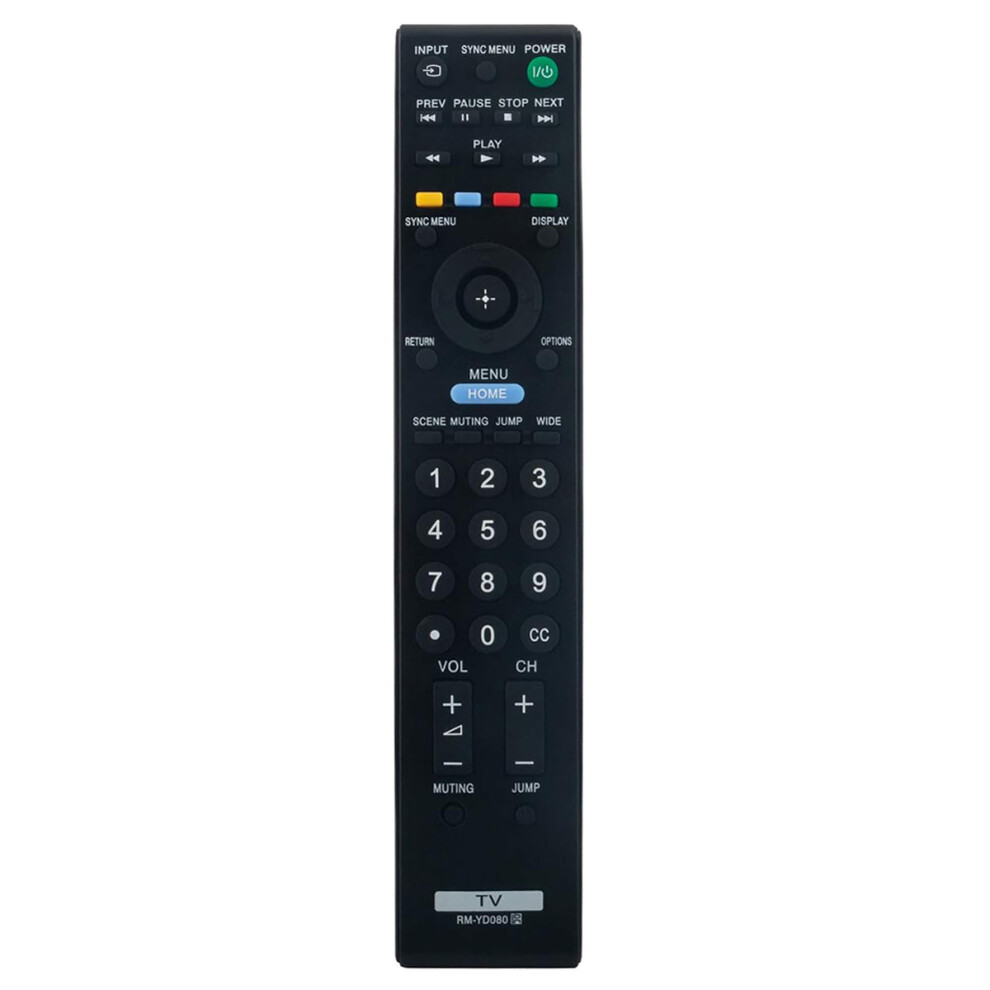 (As Shown) Rm-Yd080 For Sony Tv Remote Control Replacement 1-10M Range Infrared Controller 6914285609541
