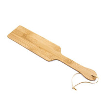 SM Adult BDSM Wooden Paddle Whip, Spanking Crop, Bondage Slapper for Couples, 16 Inch, Durable Material, Black Color