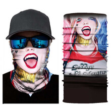 Scaldacollo in microfibra resistente, bandana con motivo magico 3D, protezione UV, traspirante, opzioni di utilizzo versatili per uomo e donna,