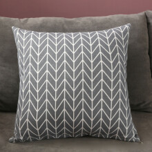Decorative Linen Fabric Pillow Covers, Set Of 4, Weather Resistant Fading Resistant, Reversible Design With Hidden Zipper Closure, Perfect For Farmhou