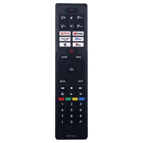 (As shown) RM-C3265 For JVC Television Handheld Remote Controller Ergonomic Replacement Infrared Remote