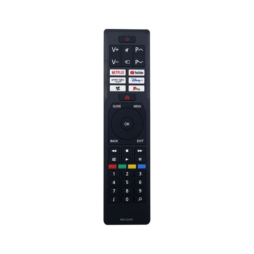 (As Shown) Rm-C3265 For Jvc Television Handheld Remote Controller Ergonomic Replacement Infrared Remote 6914283879229