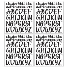 Set vinyl letterstickers, sterk hechtende, waterdichte vinyl letterstickers voor thuis, kantoor en schoolprojecten, prachtig ontwerp, eenvoudig en