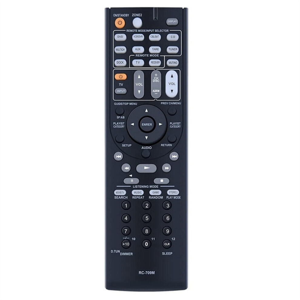 (As Shown) Rc-709M For Onkyo Av Receiver Infrared Remote Control Battery Powered Replacement Handheld Controller 6914282459170
