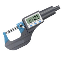 025mm Digital Micrometer Caliper with Precision LCD Display and MetricImperial Switch