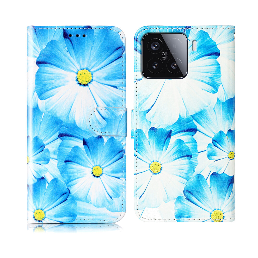 (Orchid) For Xiaomi 15T Pro Stand Case Marble Painted Folio Flip Leather Wallet Phone Cover 6914280470467
