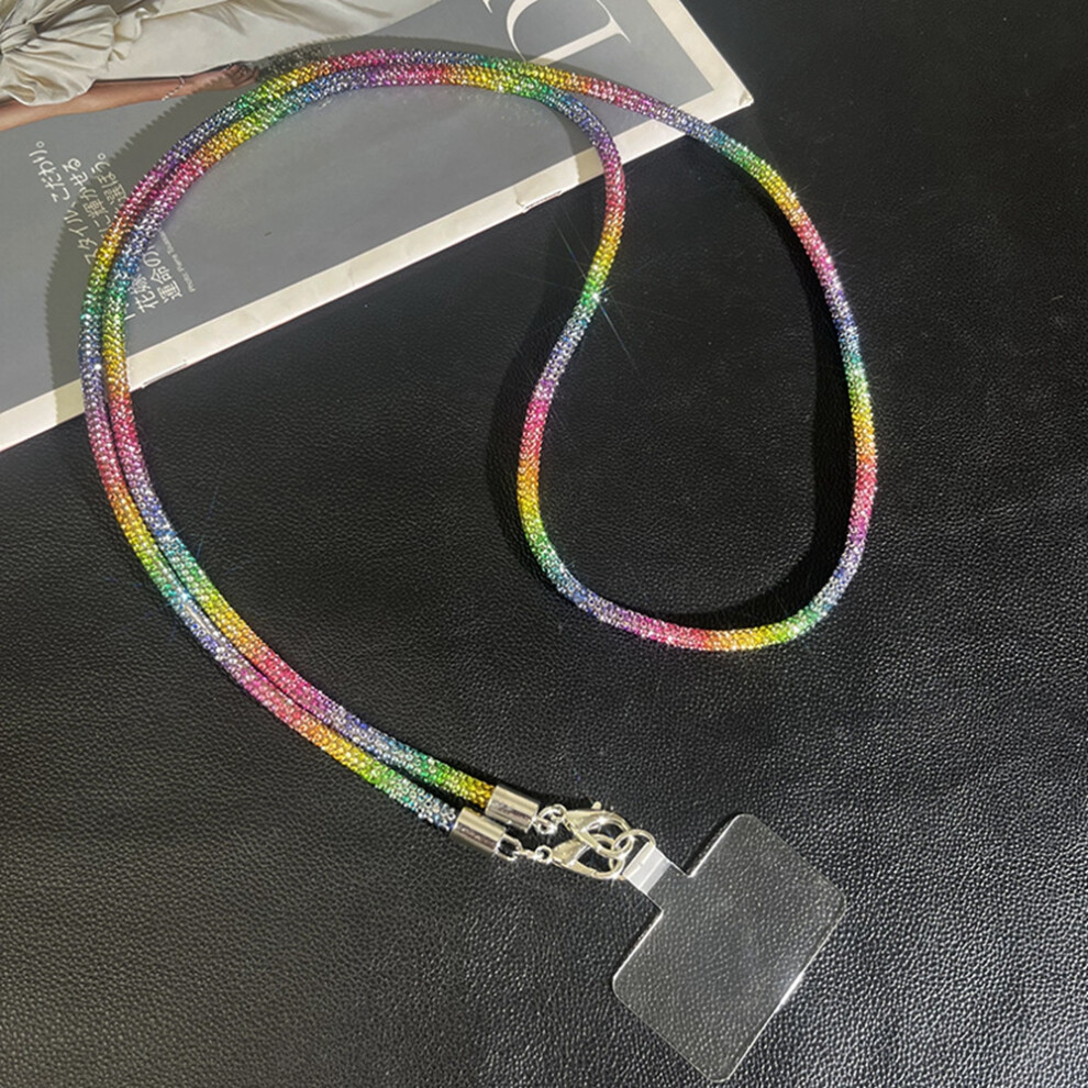 (Colorful) 68Cm Phone Case Strap Crossbody Chain Luxury Style Pendant Decorative Lanyard For Mobile Devices 6914285106200